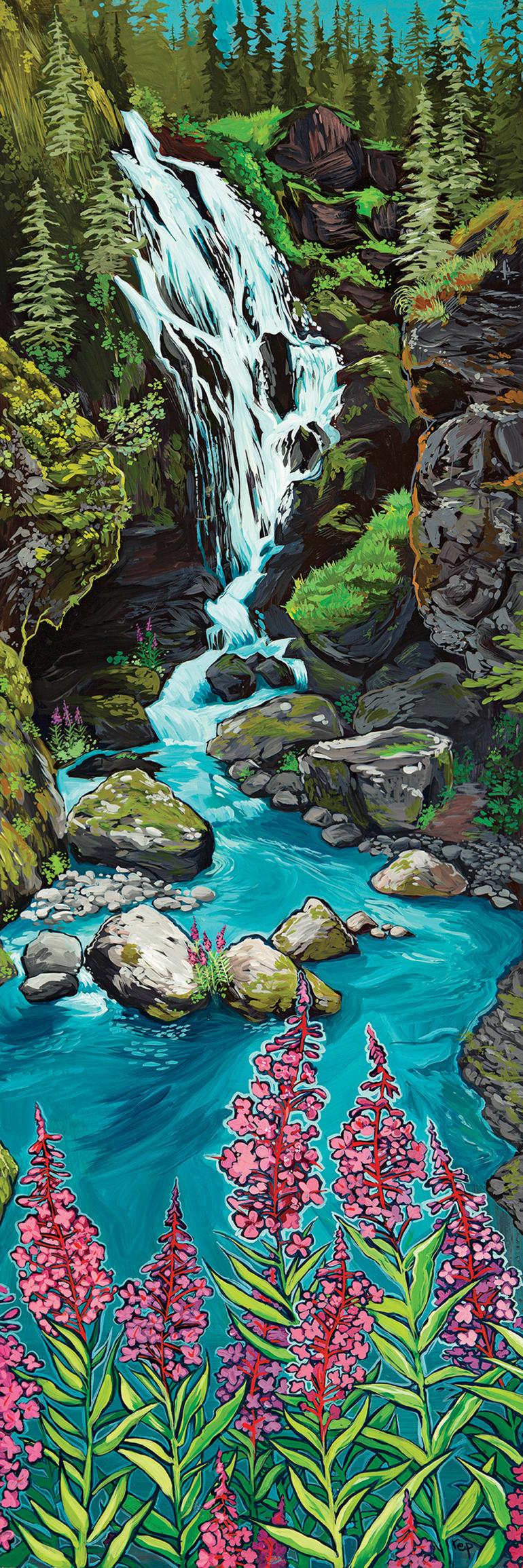 "Champagne Falls" by Rachel Pohl