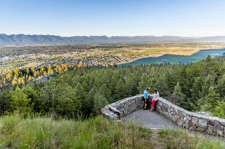 the overlook at Lone Pine State Park