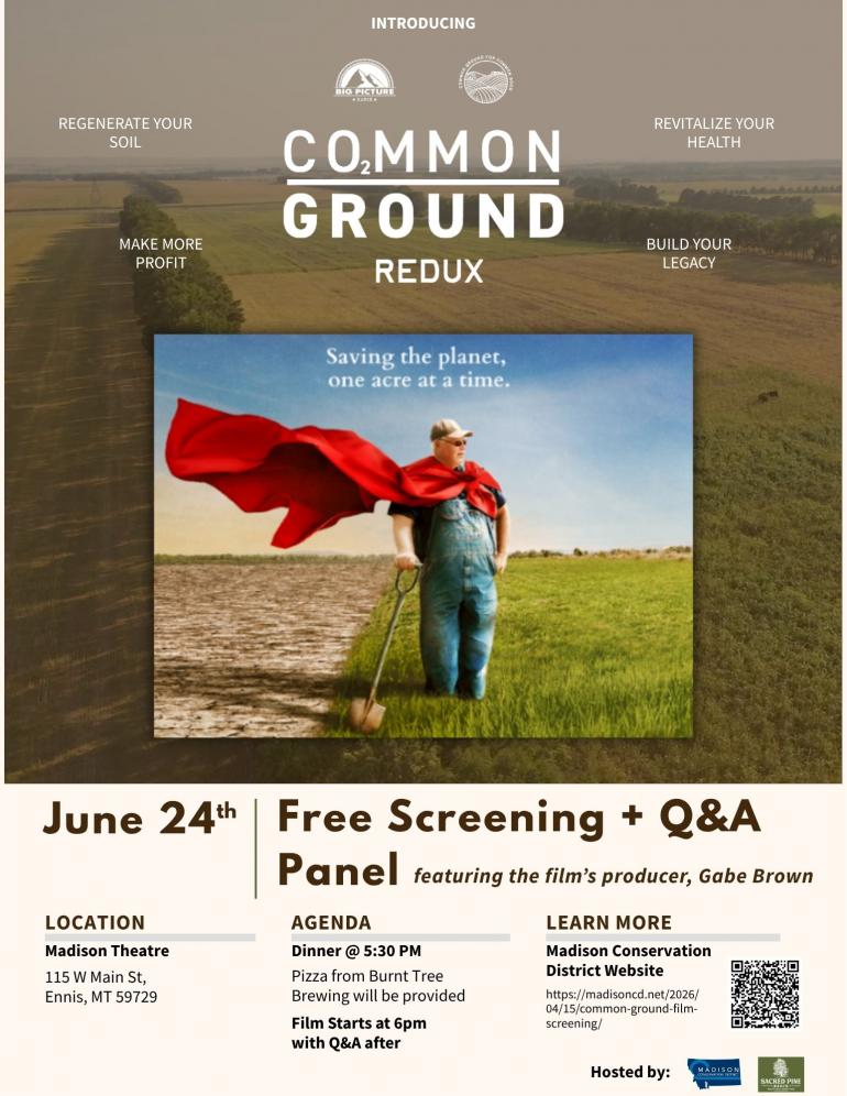 Common Ground Film Screening Flyer