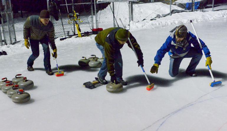 Curling, learn to curl, outdoor recreation programs, Bozeman classes