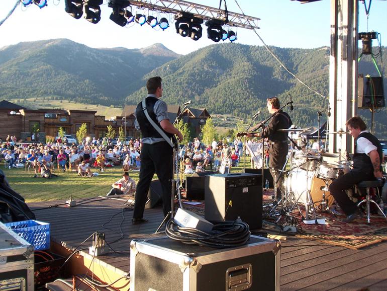 Big Sky Arts Festival Outside - BigSkyArts Stage LR 
