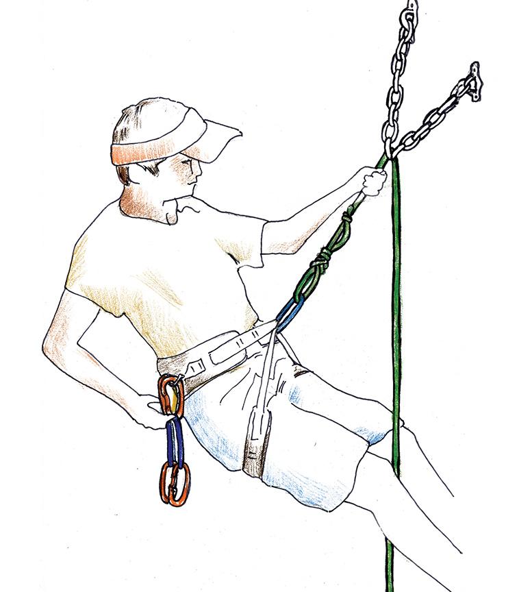 Climber instruction, rock climbing, montana