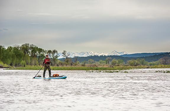 turkey hunting, Montana, paddleboard