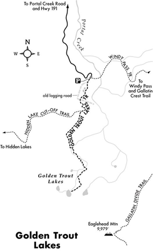 Robert Stone, Day hikes Around Bozeman, Golden Trout Lakes
