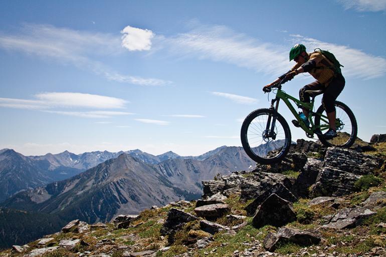 Mountain biking, bike, off-road biking, adventure riding, mountain top