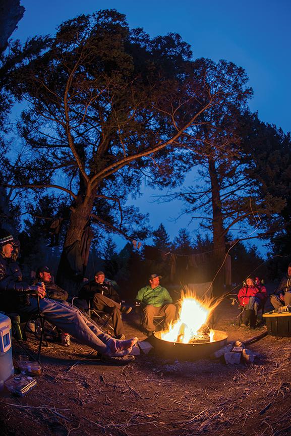 Campfire tales, adventure stories, Bozeman