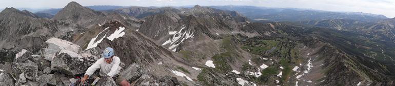 Montana landscape, beehive basin, alpine climbing, mountains