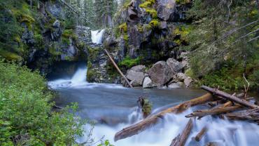 Arch Falls, Hyalite Creek, hiking, trail running