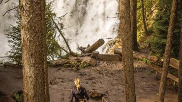 hiking ousel falls, waterfall