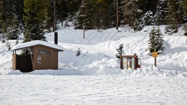 winter, hiking, trails, hyalite