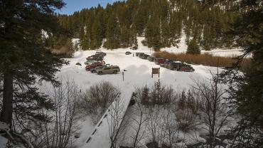 hiking, bangtail, bridger canyon, winter, trails