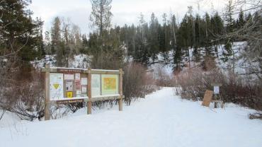 trails, bozeman, winter, hiking