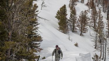 hiking, trail running, winter, bridgers, bozeman