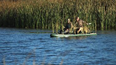 paddleboard duck hunt