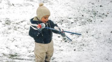 Andy newell kid skiing