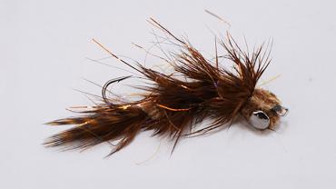 A finished crulpin fly 