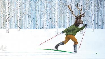 elk skiing