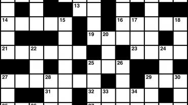 Winter 2011-12 crossword