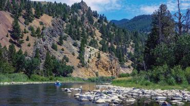 Big hole river fishing