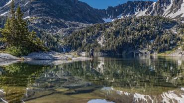 mountain lake fishing