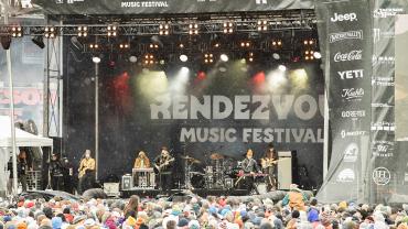 live music at the Jackson Hole rendezvous