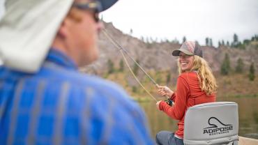 Fly fishing with Becoming an Outdoors Woman