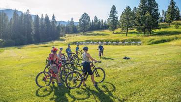 Mountain biking at Crosscut