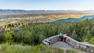 the overlook at Lone Pine State Park