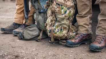 packs and hunting boots