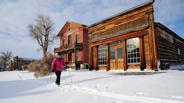 cross country skiing, Bannack state park