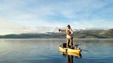Kayak Fishing, Montana rivers, Outside Bozeman 
