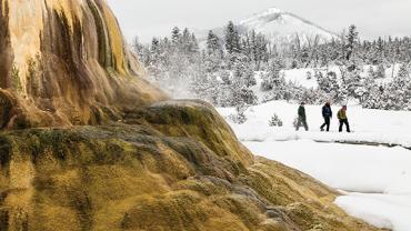 Yellowstone National Park, Snowshoeing Winter, Montana