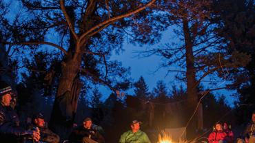 Campfire tales, adventure stories, Bozeman