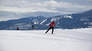 nordic skiing sunset hills