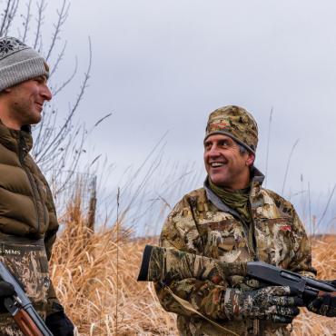 hunting buddies talking