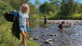 river cleanup