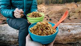 camp pad thai, backcountry cooking