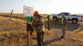 block management, sign-in, hunting