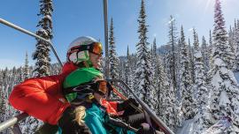 riding chairlifts with kids