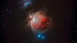 orion nebula star trails