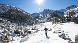 hiking, trails, paradise valley, beartooths, winter
