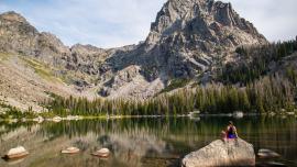 Elbow Lake Hiker