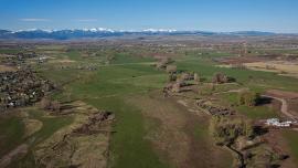Gallatin Valley from above