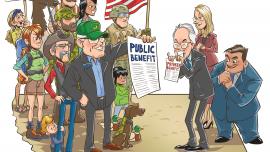 Montana legislative session political cartoon