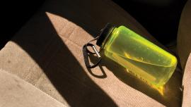 Nalgene on Car seat
