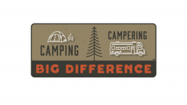 campingvscampering-snark-sticker