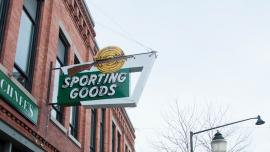 Sporting goods downtown schees
