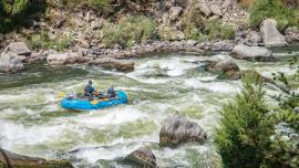 Kitchen sink rafting bear trap canyon