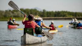 Canoeing Missouri River