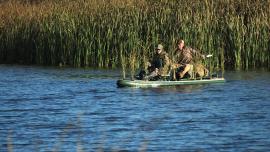 paddleboard duck hunt